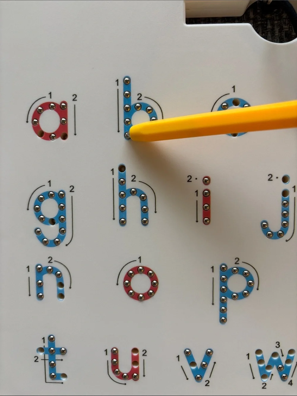 Kindly Toys Montessori-Inspired Kids Double-Sided Magnetic Letter Tracing Board